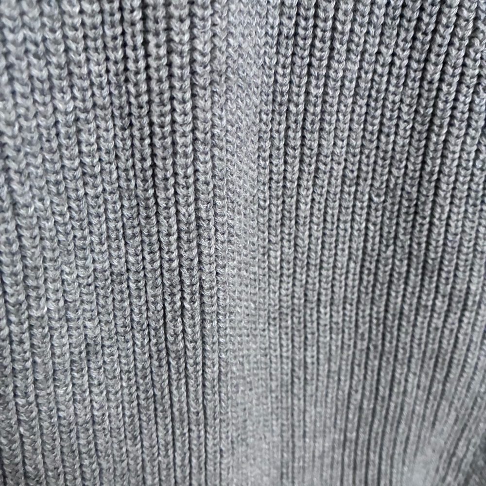 Hudson Los Angeles sweater cardigan gray knit button front relaxed fit - Picture 3 of 9
